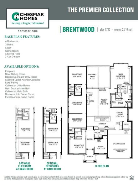 Brentwood Floorplan Brentwood Floorplan
