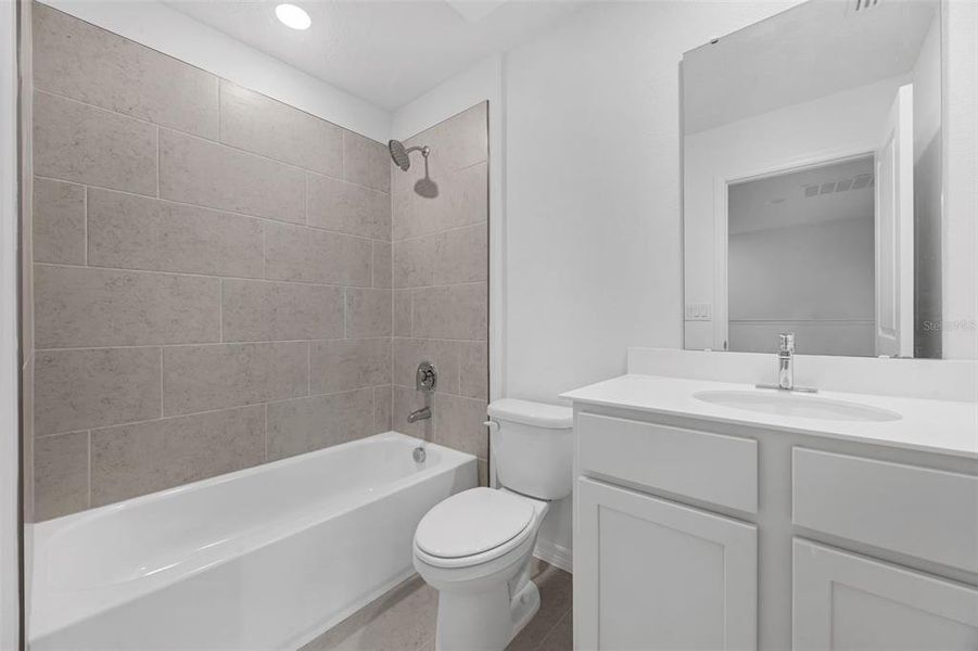 Furnished interior view inside a new home in Delaney Reserve, Deland (Image 30). Furnished interior view inside a new home in Delaney Reserve, Deland (Image 30).