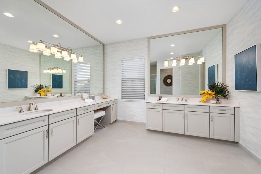 Representative furnished interior of a home built from the Bianca by GL Homes in Valencia Parc at Riverland, Port St. Lucie (Image 14).