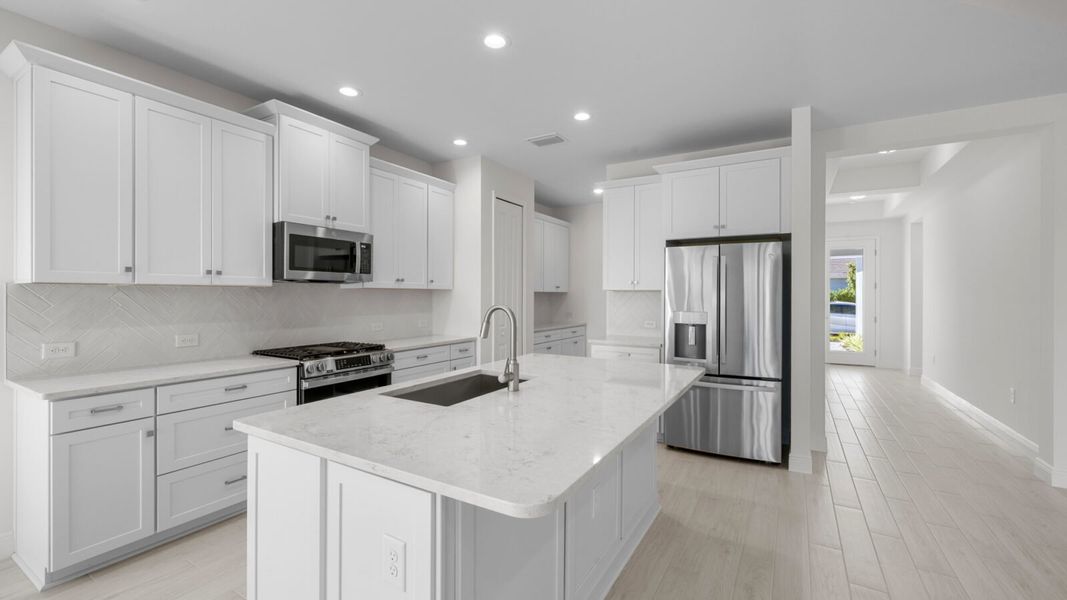 Furnished interior view inside a new home in Verandah, Fort Myers (Image 8).