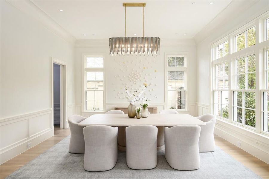 Furnished interior view inside a new home in , Highland Park (Image 28).