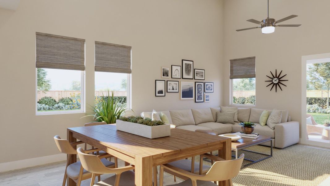 Dining Room | Ella at Lariat in Liberty Hill, TX by Landsea Homes