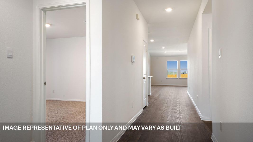 Spacious, unfurnished interior of a new home in Southgrove, Kyle (Image 14).