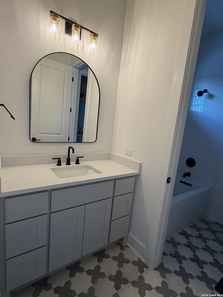 Furnished interior view inside a new home in , New Braunfels (Image 18).