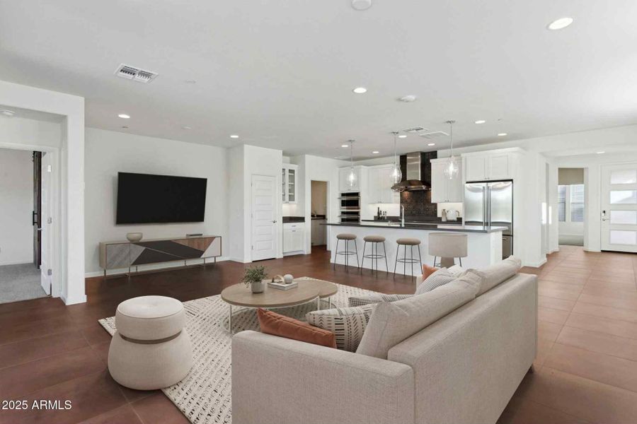 Kitchen Open to Great Room