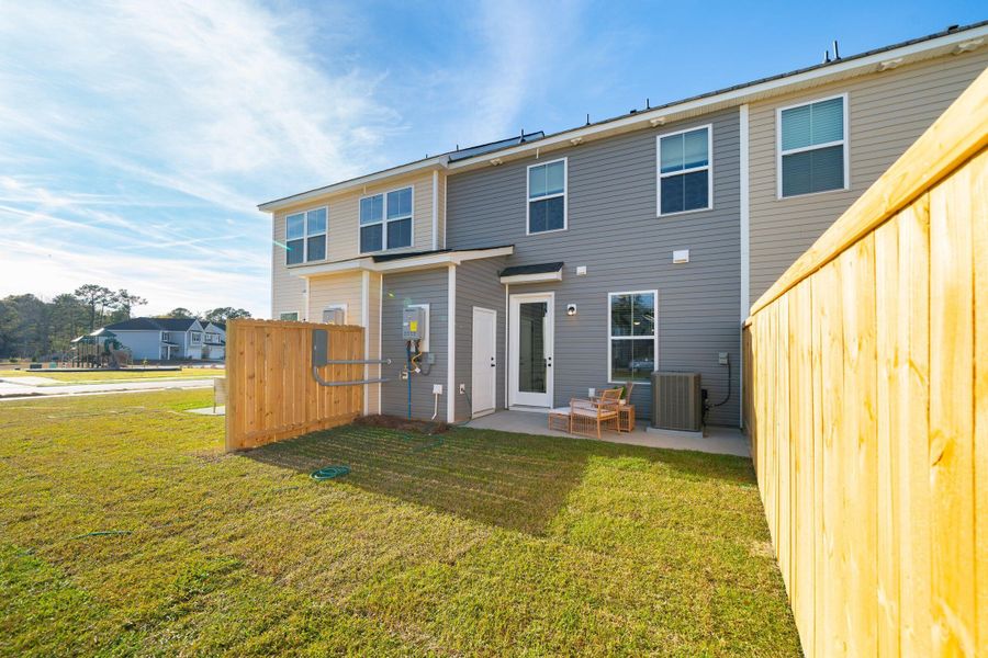 Exterior details and patio area of a home in Abbey Walk, Moncks Corner (Image 33). Exterior details and patio area of a home in Abbey Walk, Moncks Corner (Image 33).