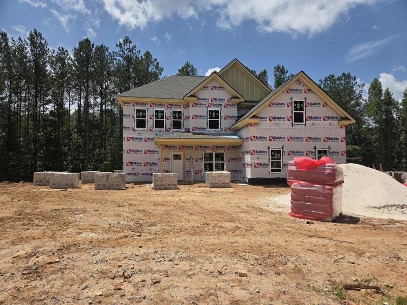 In-progress construction of a new home in Palm Springs Manor Create Homes, Ellenwood, GA (Image 3). In-progress construction of a new home in Palm Springs Manor Create Homes, Ellenwood, GA (Image 3).