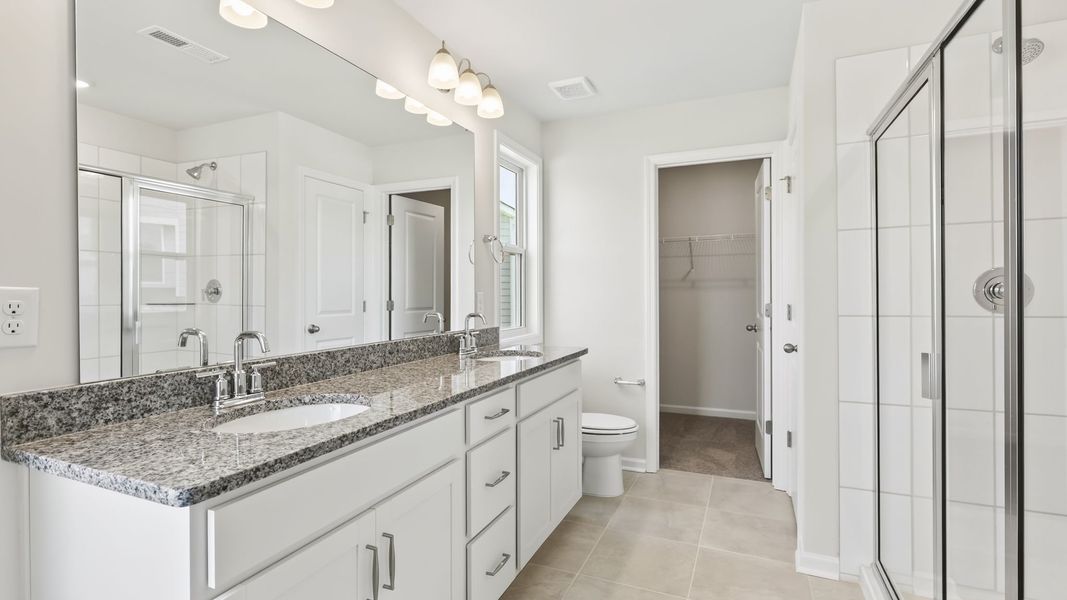 Furnished interior view inside a new home in The Townes at Stonecrest, Hendersonville (Image 12).