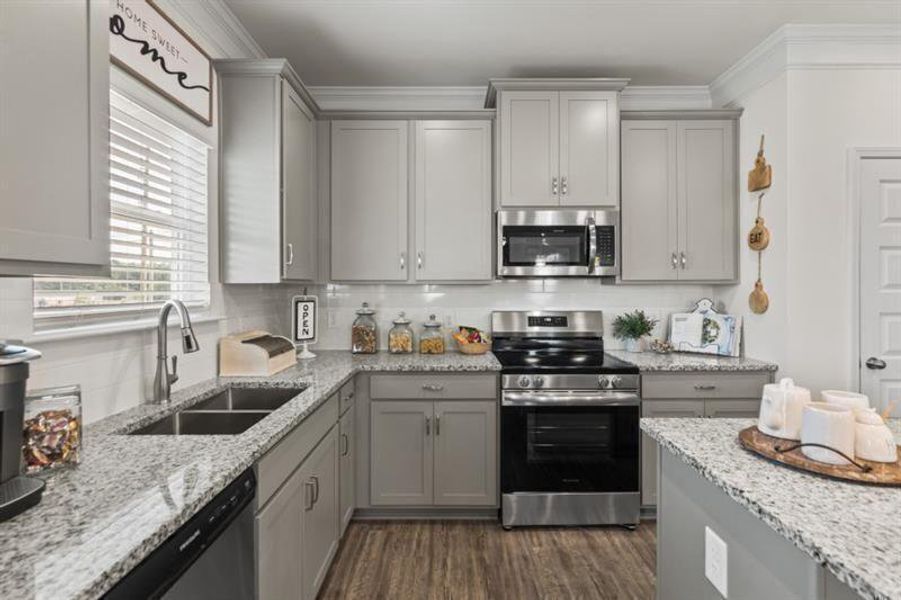 Furnished interior view inside a new home in Glen at Cave Springs, Douglasville (Image 9).