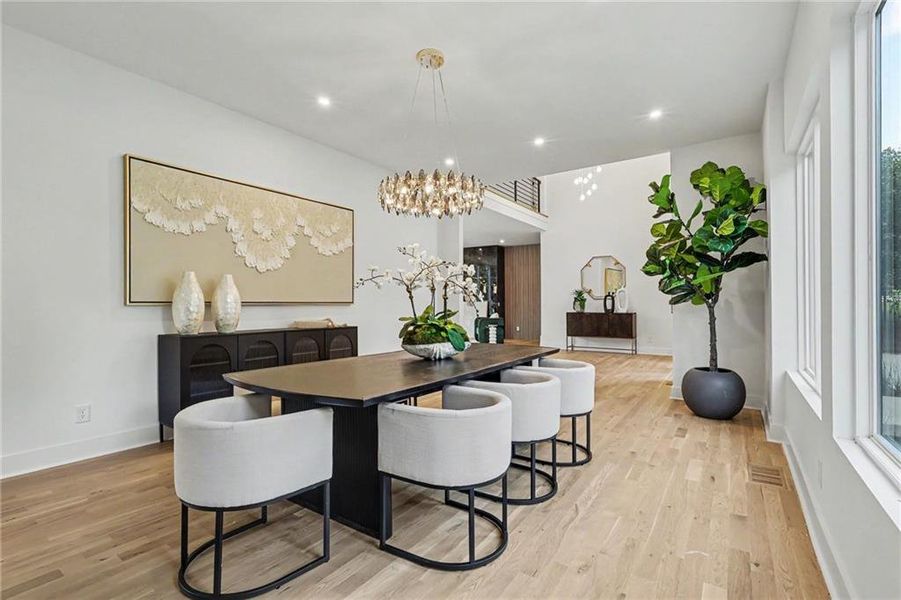 Furnished interior view inside a new home in , Atlanta (Image 5).