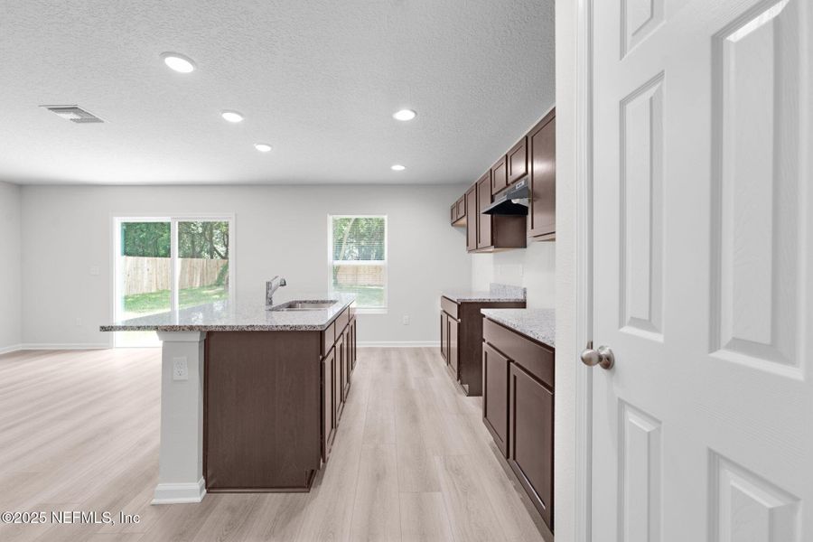 Furnished interior view inside a new home in , Jacksonville (Image 2). Furnished interior view inside a new home in , Jacksonville (Image 2).