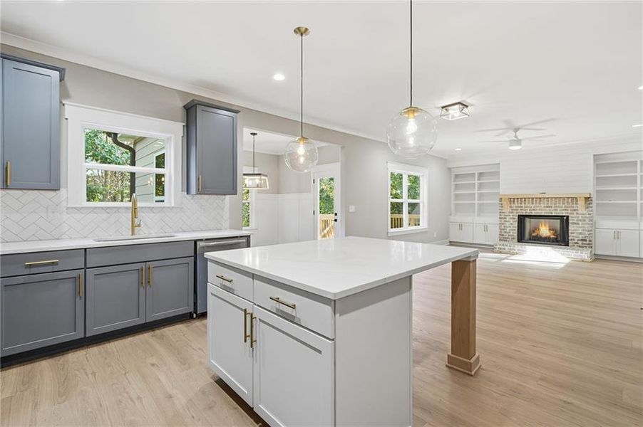 Furnished interior view inside a new home in , Canton (Image 5).
