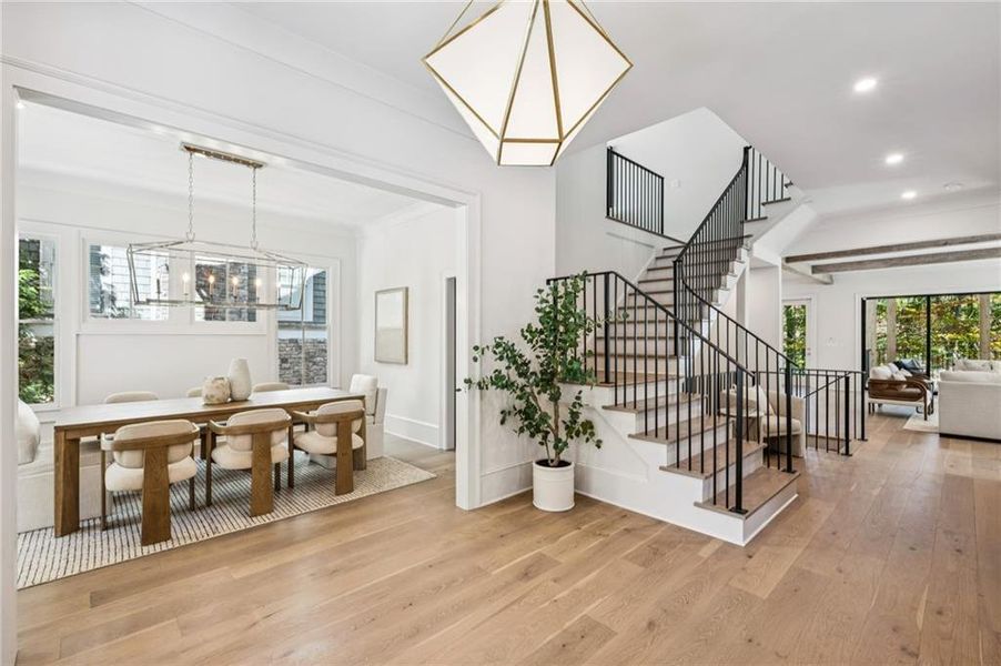 Furnished interior view inside a new home in , Atlanta (Image 46). Furnished interior view inside a new home in , Atlanta (Image 46).