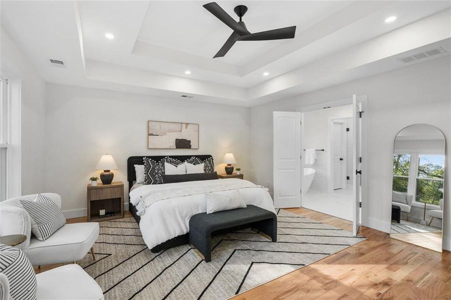 Furnished interior view inside a new home in , Snellville (Image 41).