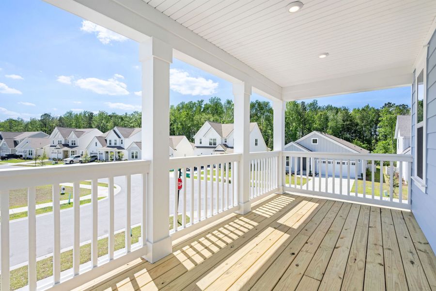 Exterior details and patio area of a home in Heartwood, Richmond Hill (Image 3).