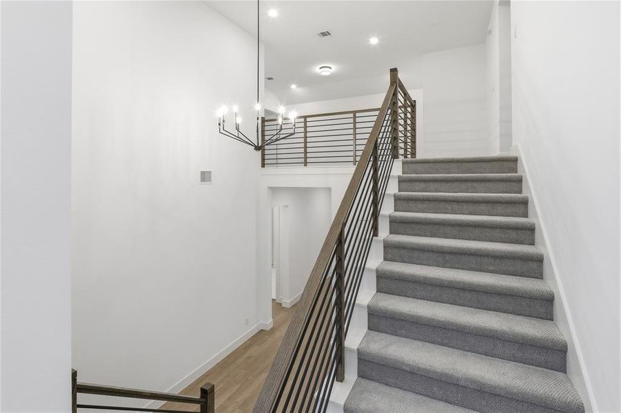 Spacious, unfurnished interior of a new home in Pecan Grove, Cross Timber (Image 17).