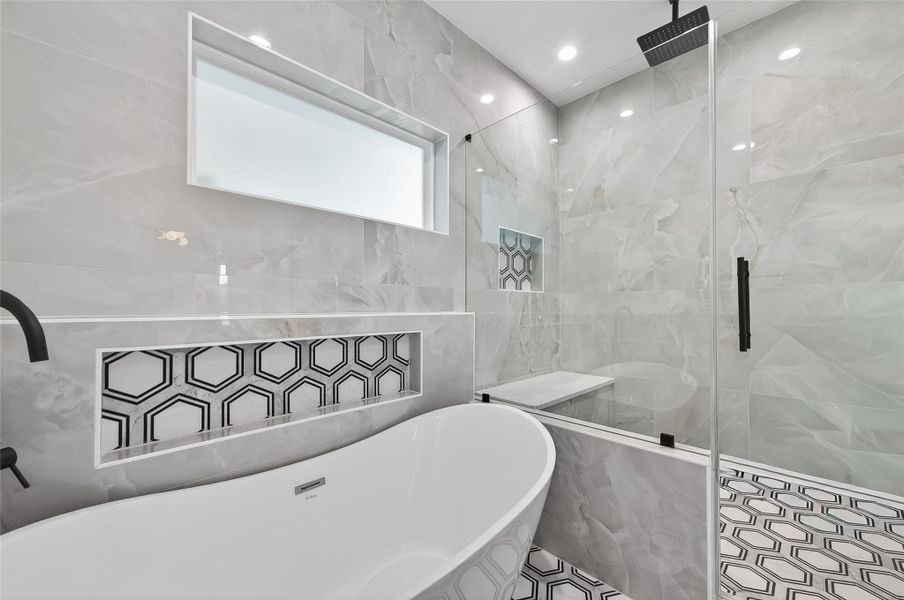 this image is an example for the primary bath from model home