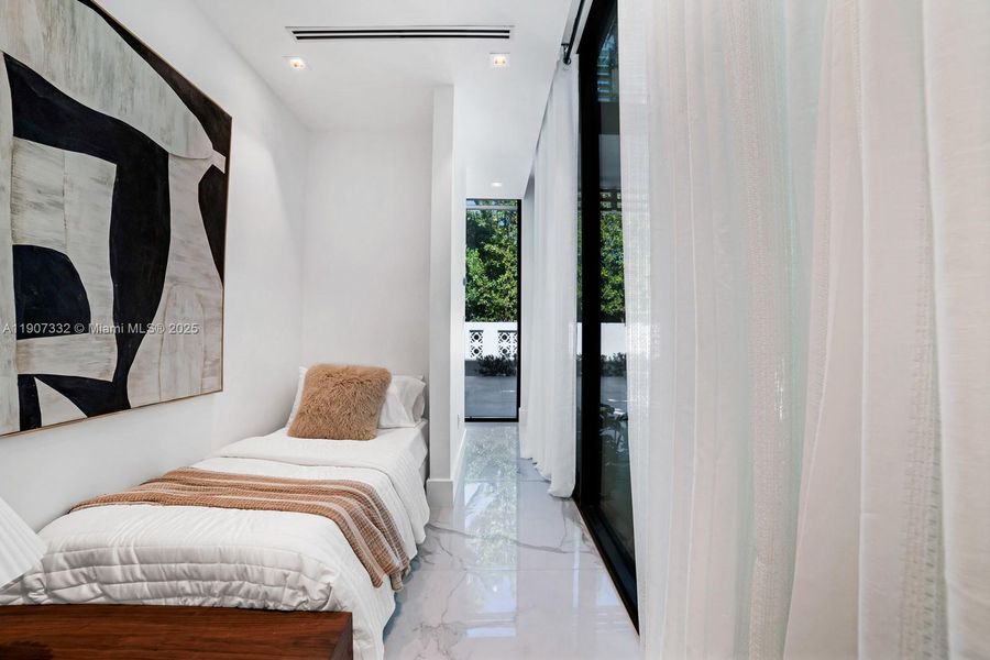 Furnished interior view inside a new home in , Miami Beach (Image 21). Furnished interior view inside a new home in , Miami Beach (Image 21).