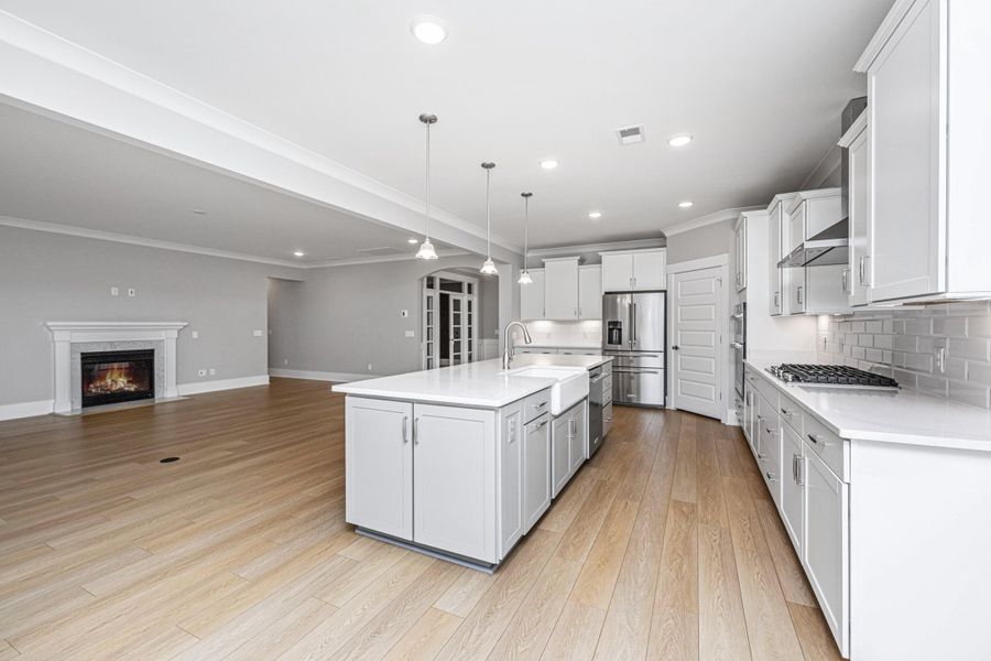 Furnished interior view inside a new home in Sea Island Preserve, Johns Island (Image 12). Furnished interior view inside a new home in Sea Island Preserve, Johns Island (Image 12).
