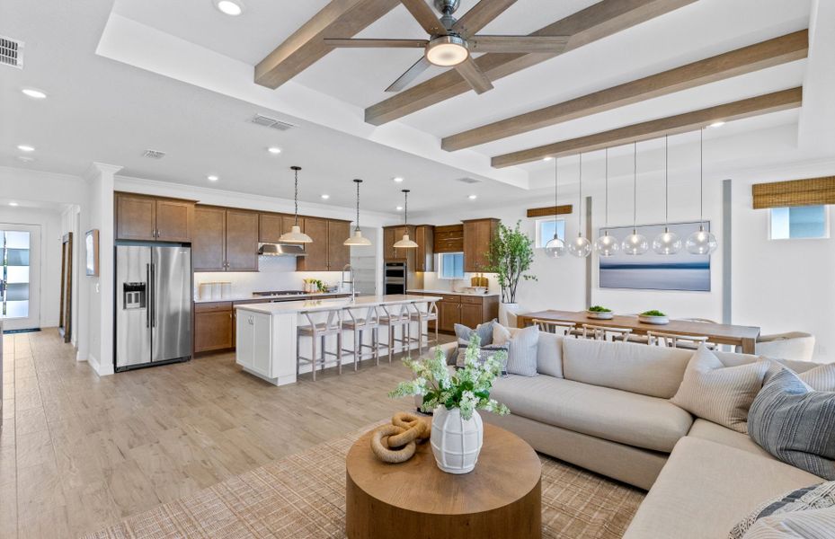 Representative furnished interior of a home built from the Palmary by Del Webb in Del Webb Lakehaven, Clermont (Image 8).