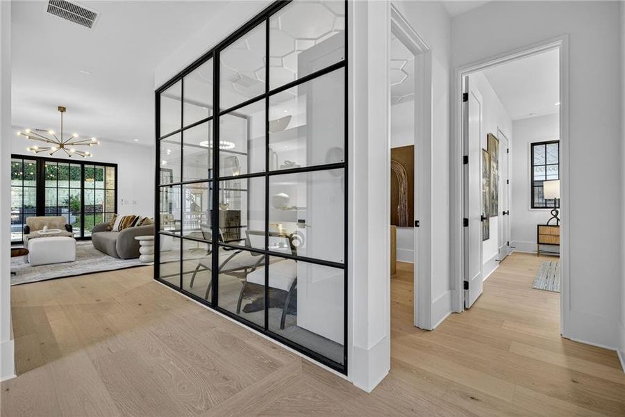 Furnished interior view inside a new home in , Atlanta (Image 9).