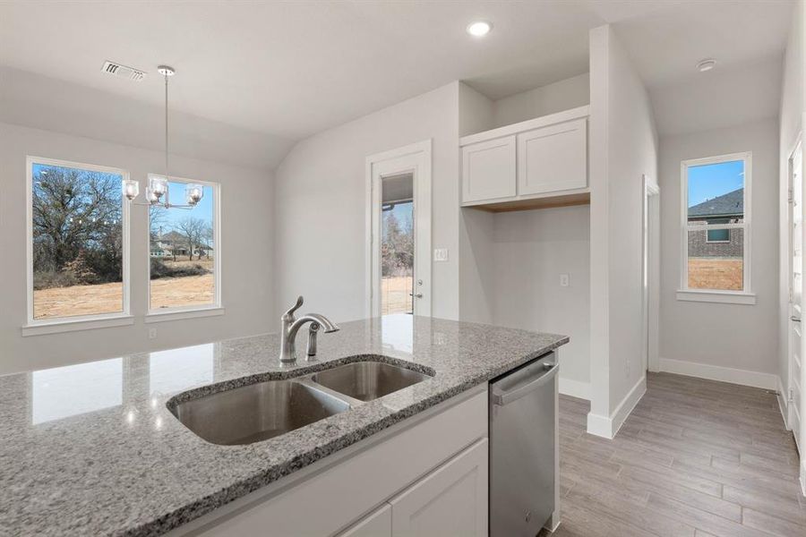 Furnished interior view inside a new home in Saddleback Estates, Boyd (Image 13). Furnished interior view inside a new home in Saddleback Estates, Boyd (Image 13).