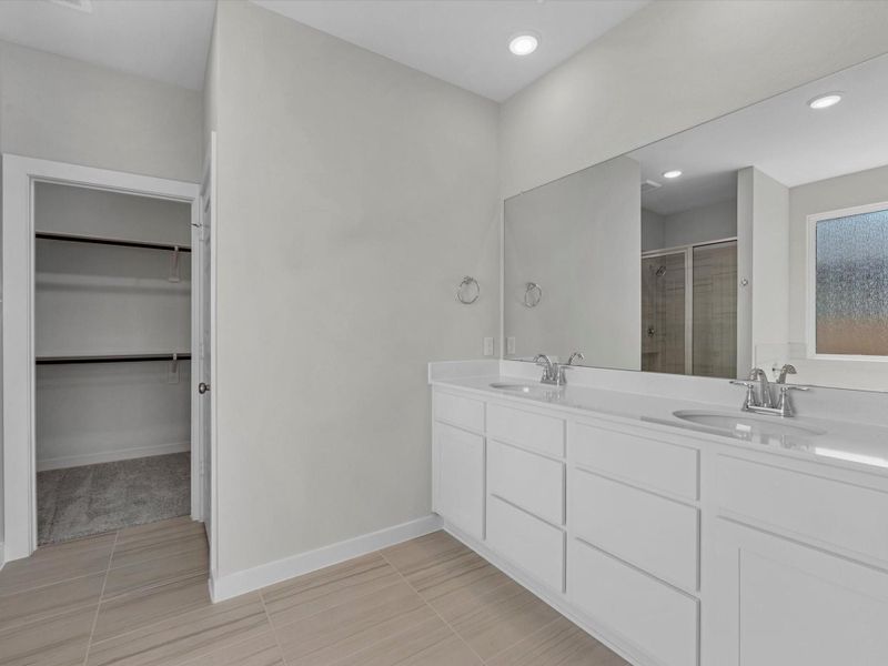 Furnished interior view inside a new home in Mason Woods, Cypress (Image 10).