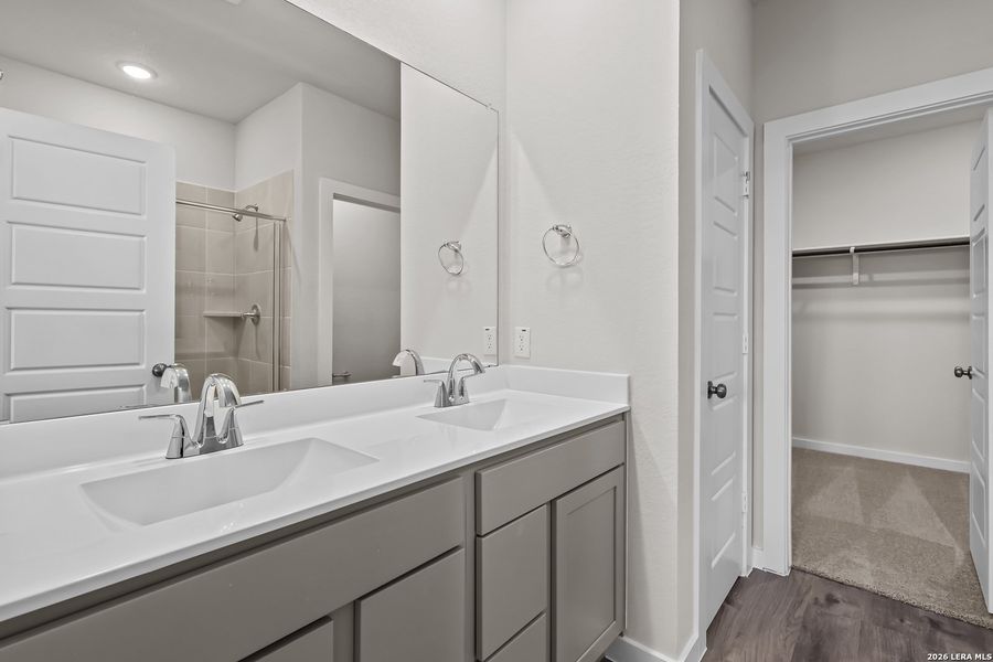 Furnished interior view inside a new home in Summerlin, San Antonio (Image 14).
