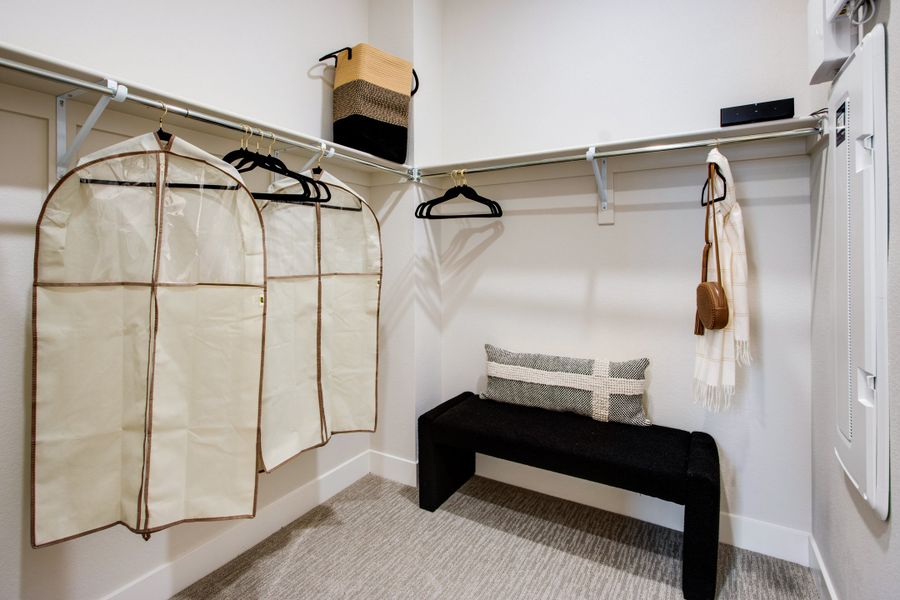 Close-up of interior finishes inside a home in Candelas Townhomes, Arvada (Image 18).