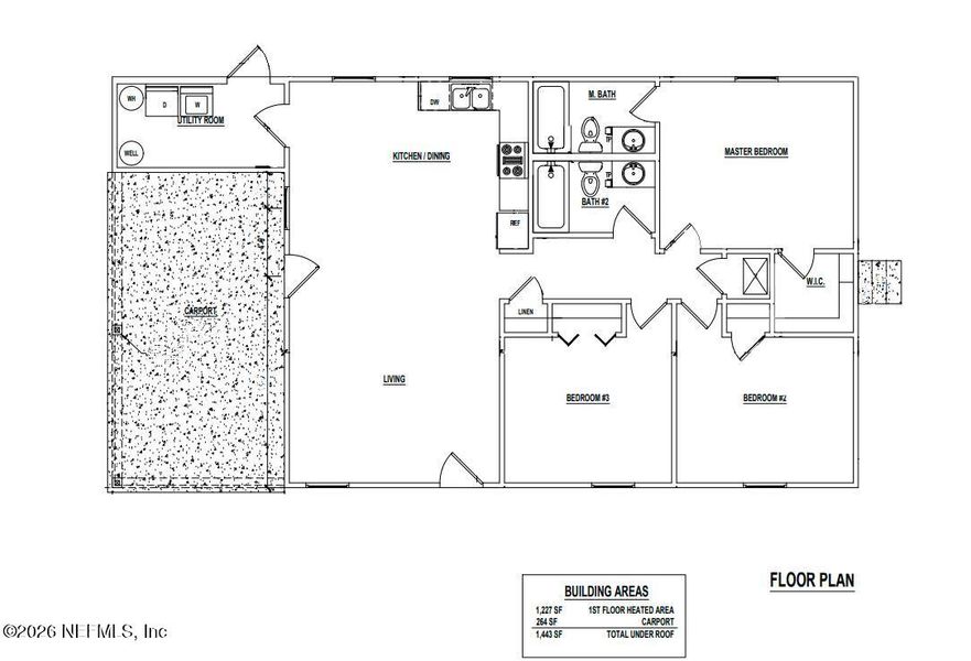 2D floor plan layout of this home in , Keystone Heights, FL (Image 3).