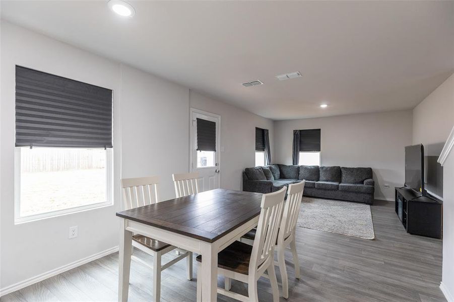 Furnished interior view inside a new home in Waterside at Cedar Creek, Abilene (Image 12).