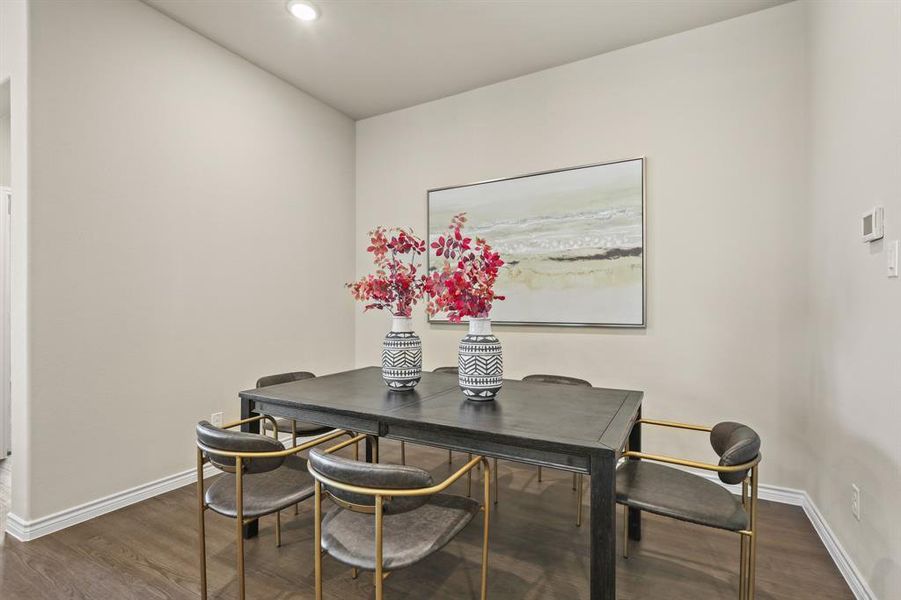 Furnished interior view inside a new home in Rocky Creek Crossing, Fort Worth (Image 10).