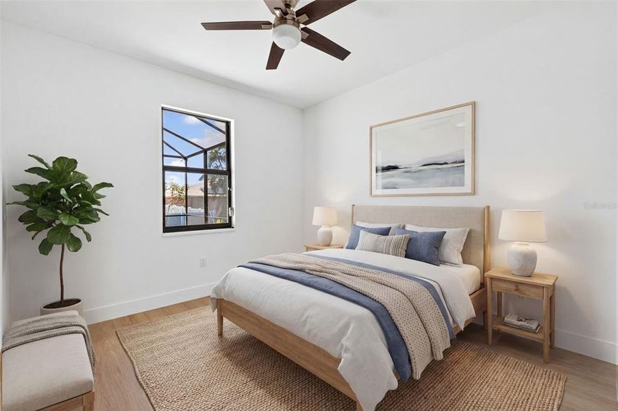 Furnished interior view inside a new home in , Cape Coral (Image 34). Furnished interior view inside a new home in , Cape Coral (Image 34).