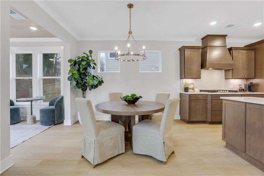 Furnished interior view inside a new home in , Cartersville (Image 14).