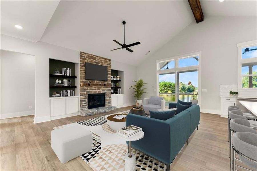 Furnished interior view inside a new home in , Demorest (Image 6).