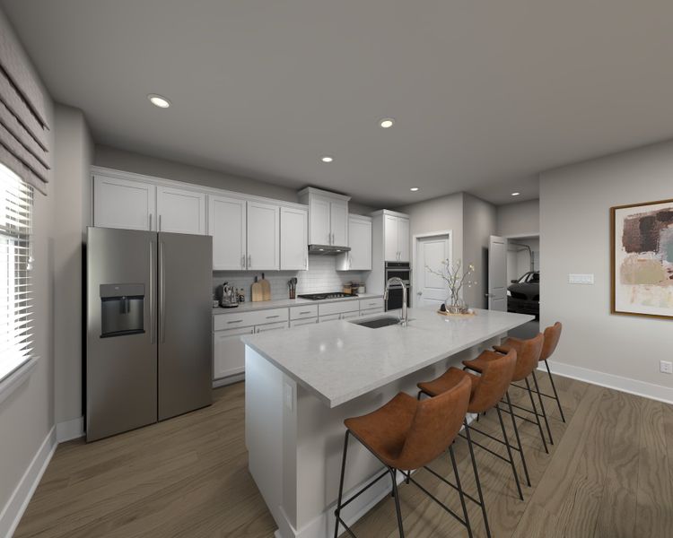 Furnished interior view inside a new home in Cadence Meadows, Zebulon (Image 3).