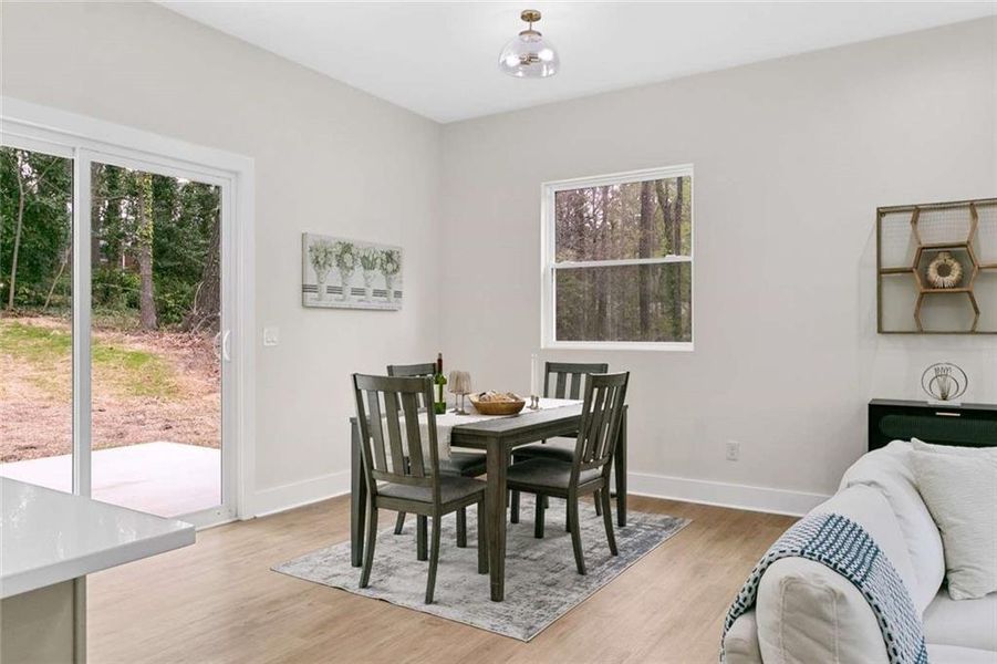 Furnished interior view inside a new home in , Atlanta (Image 15).