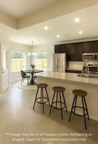 Kitchen and Dining Combo Kitchen and Dining Combo