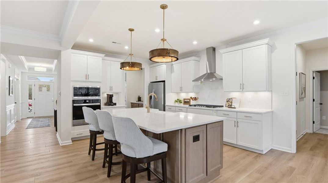 Furnished interior view inside a new home in , Dawsonville (Image 12).
