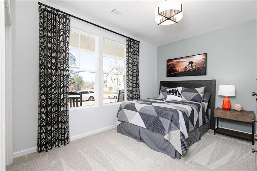 Furnished interior view inside a new home in River Oaks, Locust Grove (Image 25).
