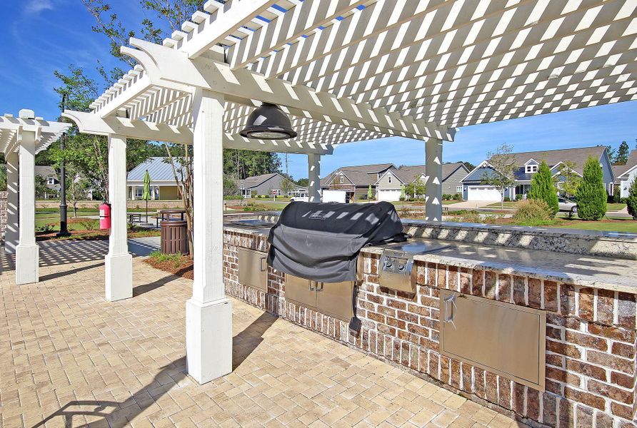 Exterior details and patio area of a home in , Summerville (Image 21).