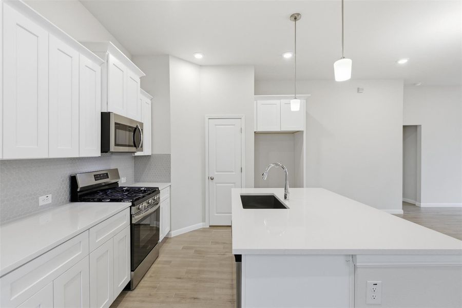 Furnished interior view inside a new home in Butler Farms, Liberty Hill (Image 12).