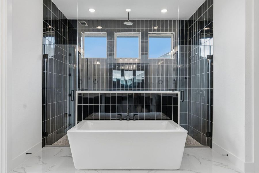 Furnished interior view inside a new home in , Cypress (Image 9).