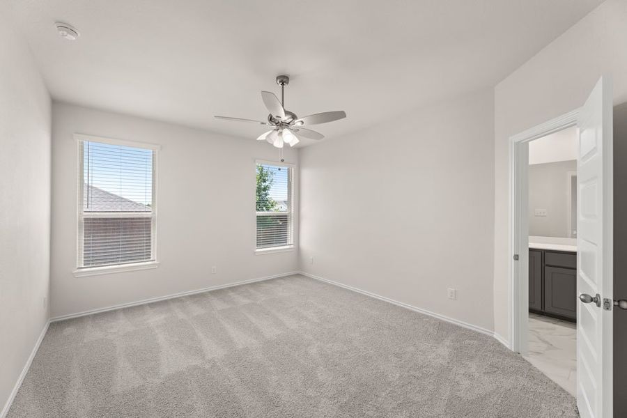 Front exterior of a new home in Northspur, Terrell, TX, highlighting curb appeal (Image 18). Front exterior of a new home in Northspur, Terrell, TX, highlighting curb appeal (Image 18).