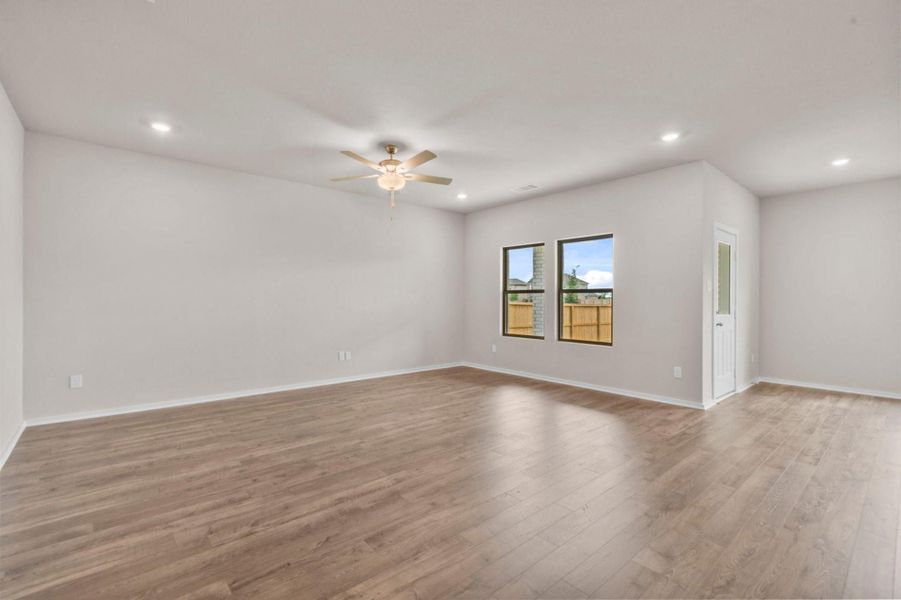 Spacious, unfurnished interior of a new home in Windrose Green, Angleton (Image 18). Spacious, unfurnished interior of a new home in Windrose Green, Angleton (Image 18).