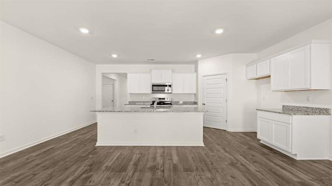 Furnished interior view inside a new home in Champion's Run, Lithonia (Image 9).