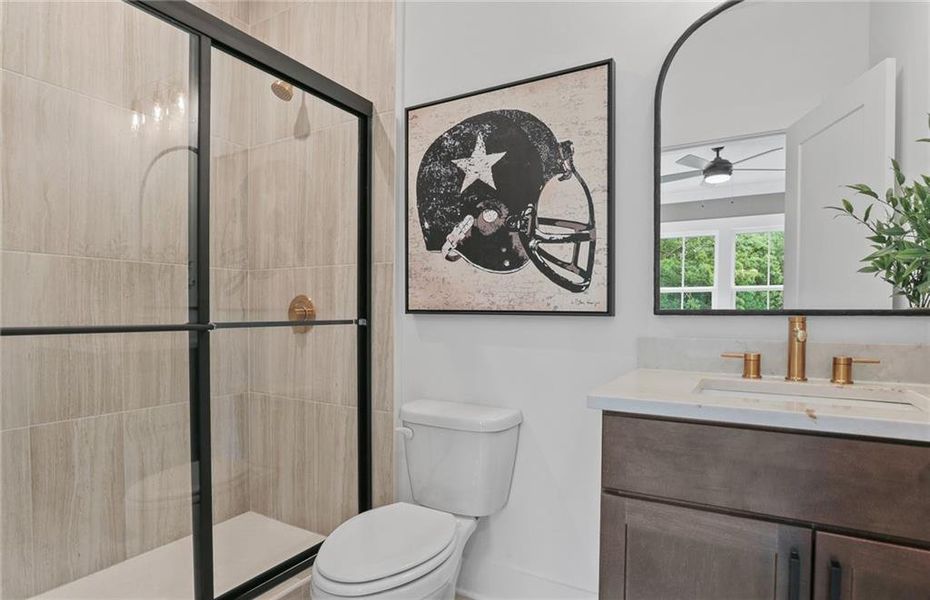 Furnished interior view inside a new home in Sterling Pointe, Cumming (Image 24).