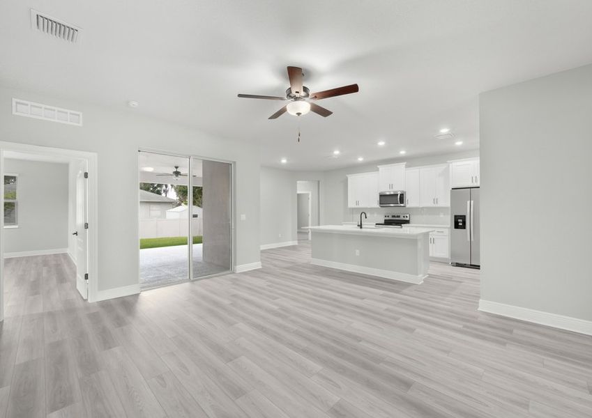 The living room is the hub of the home