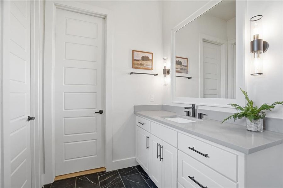 Furnished interior view inside a new home in Ranger Ridge Estates, Strawn (Image 22).