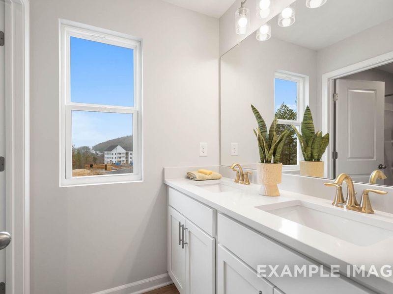 Furnished interior view inside a new home in Townes at North Main, Lillington (Image 29).